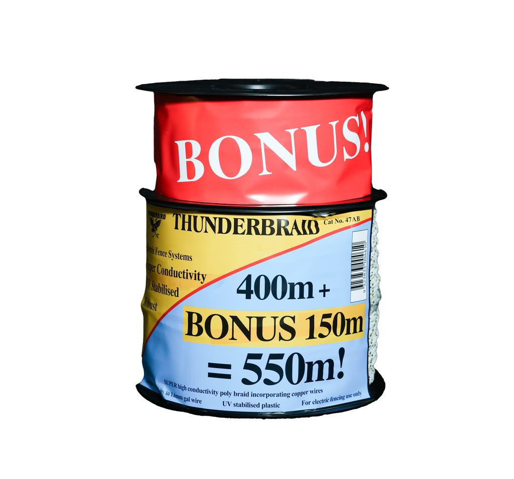 Thunderbraid 550m BONUS Roll EF47AB Thunderbird