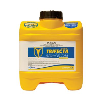 Trifecta 10L Oral Sheep and Cattle Drench Coopers