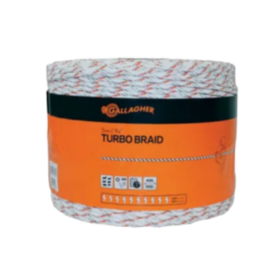 Turbo Equine Braid 5mm x 400m G62176 Gallagher