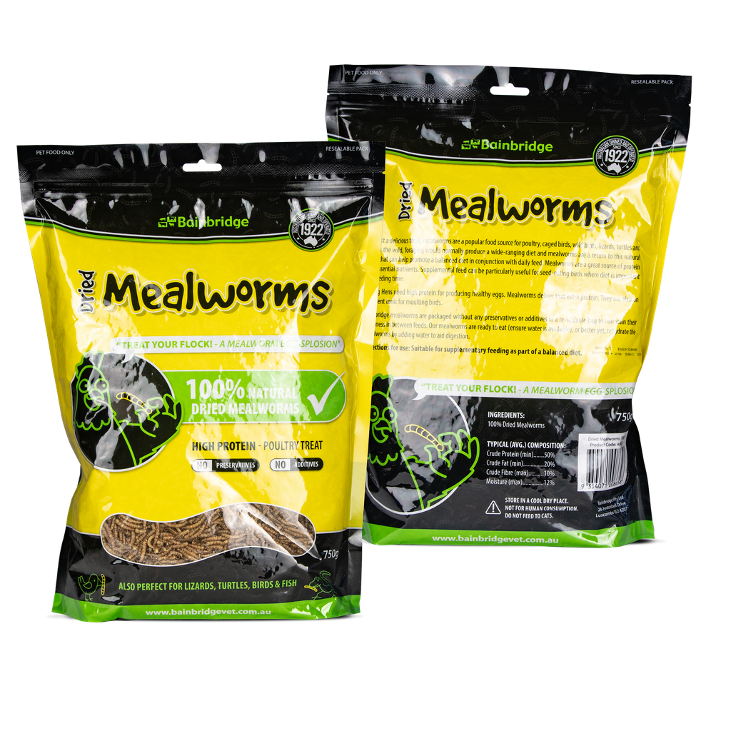 Freeze Dried Australian Mealworms 750g