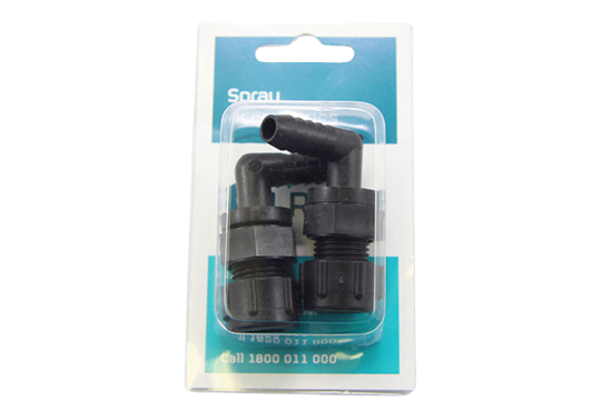 Rapid Spray Nozzle Body 10mm Hose Barb 2pk