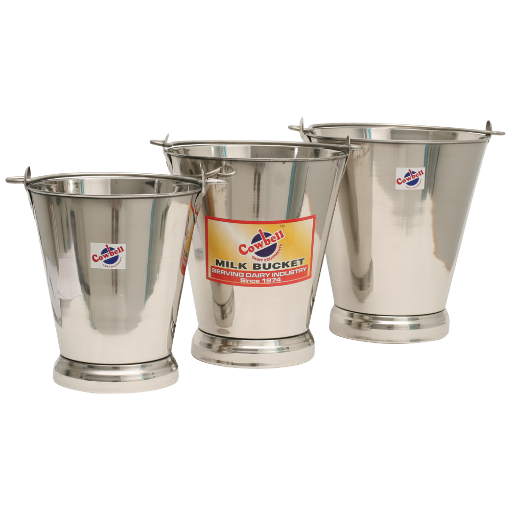 Bucket Stainless Cowbell 10 Litre