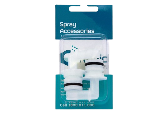 Rapid Spray Quick Attach 10mm Elbow 2pk for 5900/7900 Series Delvan pumps and Rapid Line
