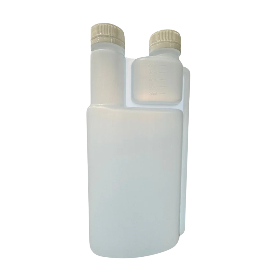Measuring Bottle Twin Chamber 1L