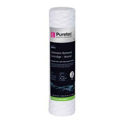 Wound Sediment Cartridge 10 Inch, 1 Micron Puretec