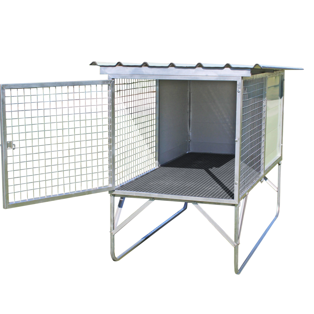 Aussie Box 1 Bay Dog Kennel FRP Floor