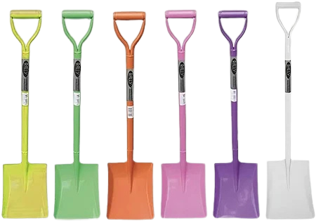 Rally D Handle Steel Shovel Mixed Colours