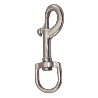 25mm Swivel Eye Spring Hook Nickel