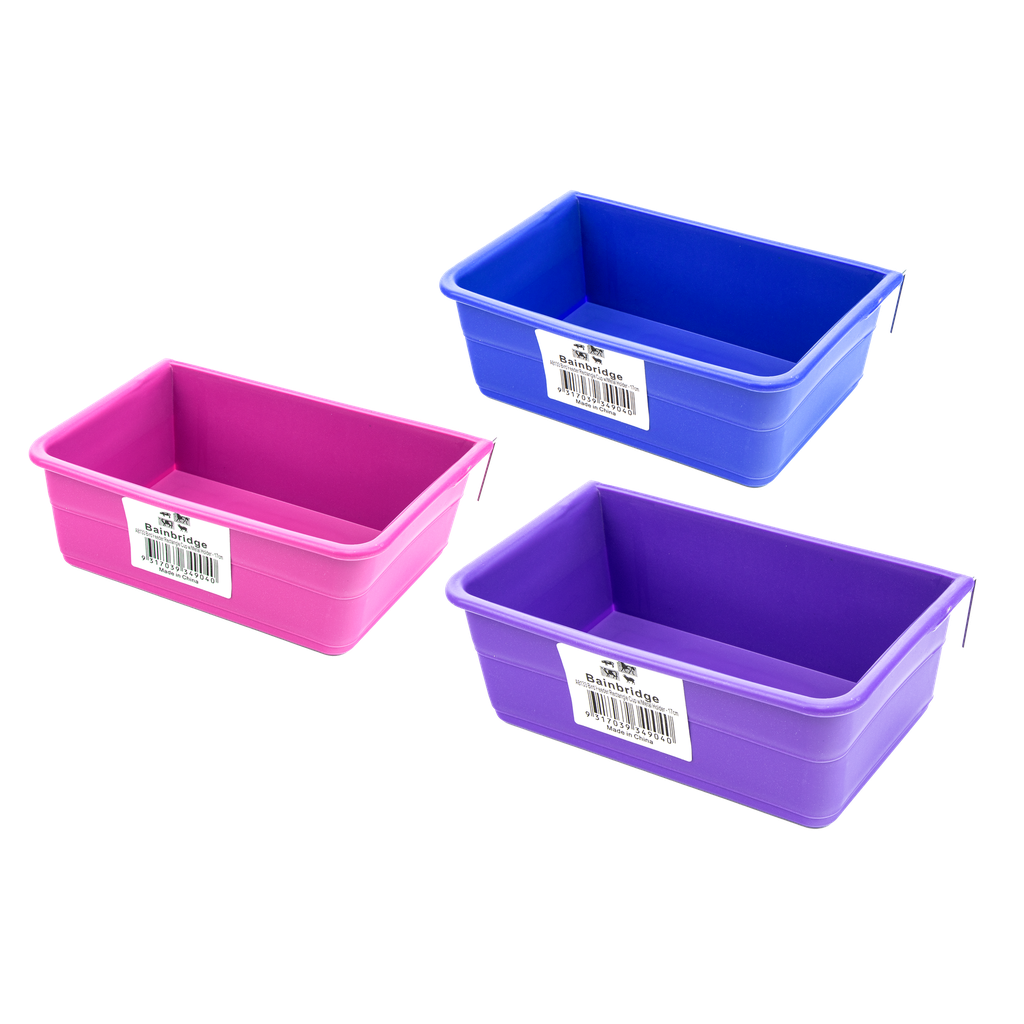 Plastic Rectangle Coop Cup 17cm All Colours Bainbridge