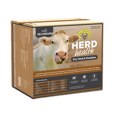Olsson Block Herd Health Dry Feed & Stubbles Block 20Kg