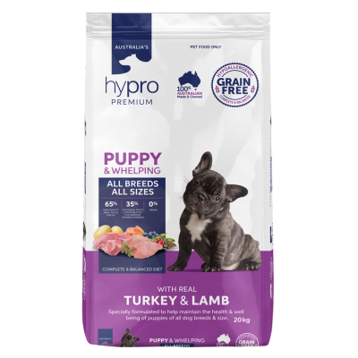 Hypro Premium Puppy Turkey & Lamb Grainfree 20kg