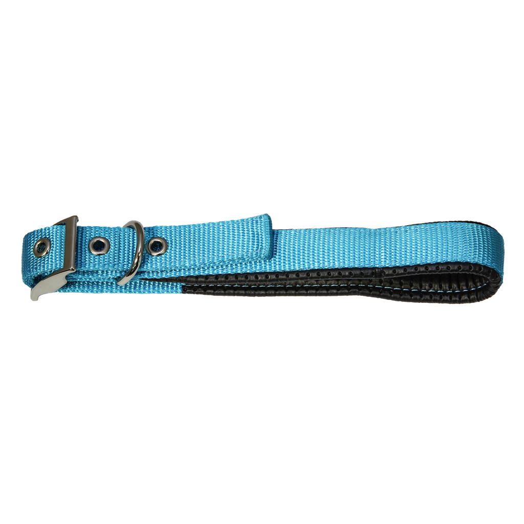 Padded Webbed Dog Collar 40cm All Colours