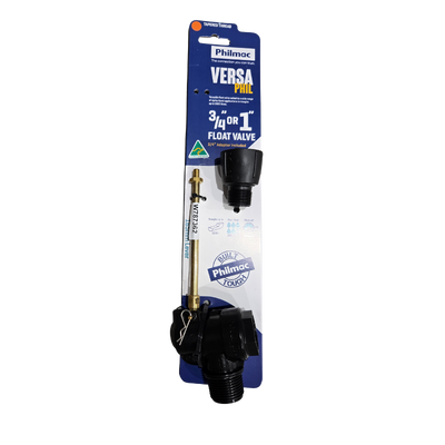 Versa Phil 120 Series Plastic Sleeve Float Valve 20mm & 25mm 1" & 3/4" 165mm Lever Tapered Philmac