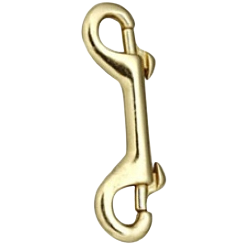 Snap Hook Swivel Brass Double Ended 1/2"