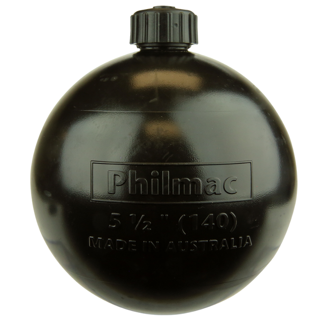 Float CW PL 5-1/2" (140) Black Philmac