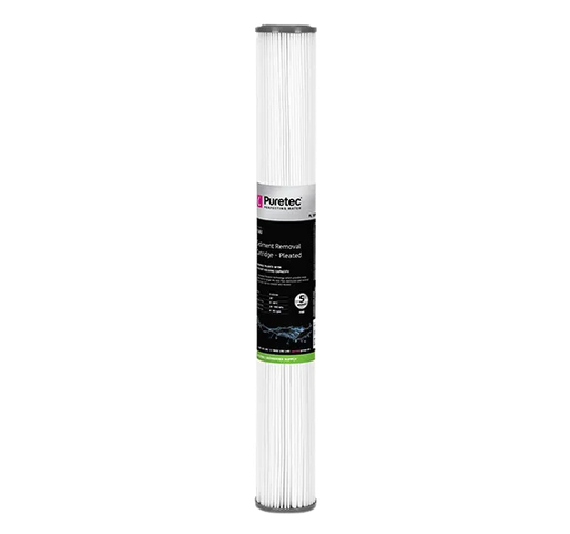 [PL052] Pleated Sediment Cartridge 20 x 2.5 inch 5 Micron Puretec