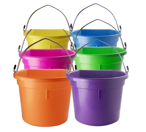 Flat Back Bucket 20L