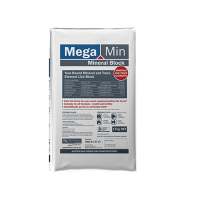 [AGSMMLBORI17KG] MegaMin Lick Block Original Mineral Block 17kg