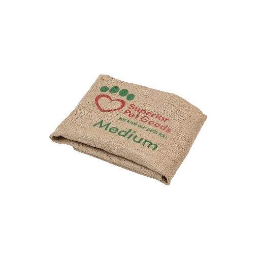 [DOGBEDHESCVRMED] Hessian Dog Bed Cover Medium