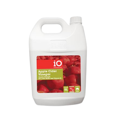 [APPLCIDGAIO5L] iO Apple Cider Vinegar 8% Plus GARLIC 5ltr