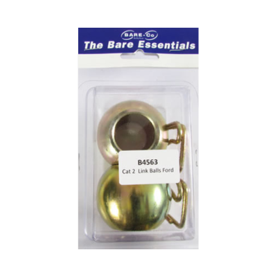 [B4563] Bare essentials Link Balls Cat 2 Ford thick 2pk Bare Co