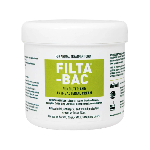 [FILTABACK500G] Filta-Bac 500gms Jar Sunfilter & Anti-Bacterial Cream