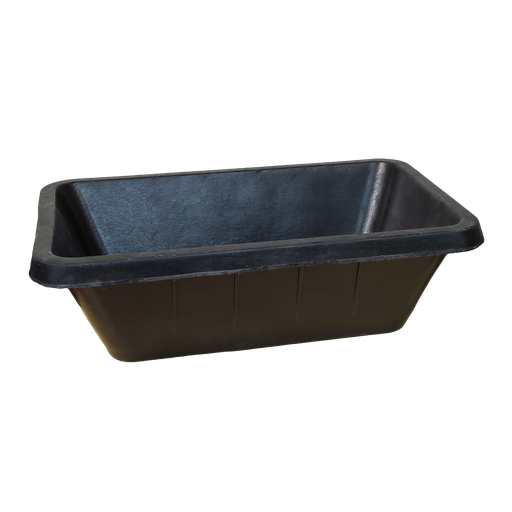 [RUBTUBRECT40L] Rubber Feed Trough (Pan) Rectangle 40L