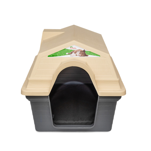 [DOGKENNELMED] Plastic Dog Kennel Medium Two part