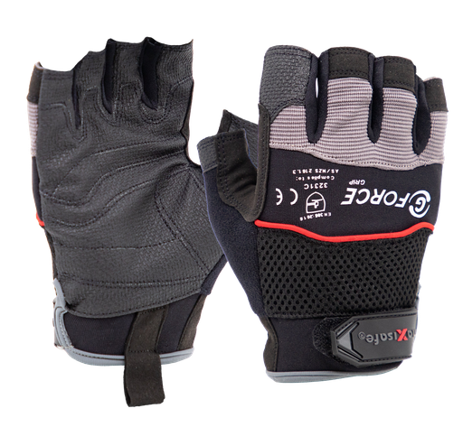 [GMF117XL] Glove G Force Grip Fingerless XL Techware