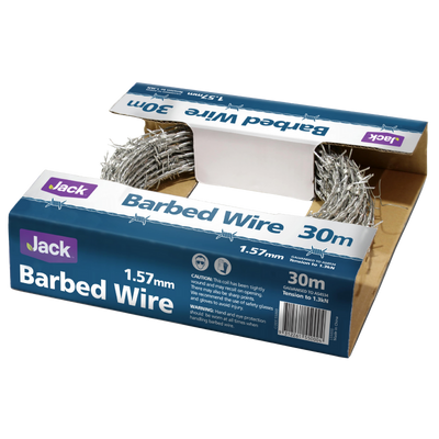 [BARBWW157MM30M] Whites Wires Barb 1.57mm x 30m High Tension Boxed HG