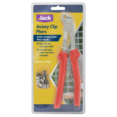 [AVIPLIREDWW] Aviary Clip Pliers Red Handle + 20 Bonus Clips 12407