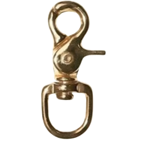 [SNAPHOOKSCISSORBR3/4] Snap Hook Scissor Brass 3/4" SHA41
