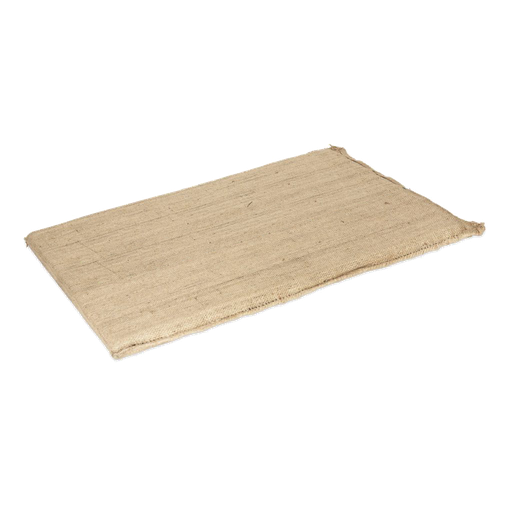 [DOGBEDHFMMED] Hessian Dog Bed Foam Mat Med