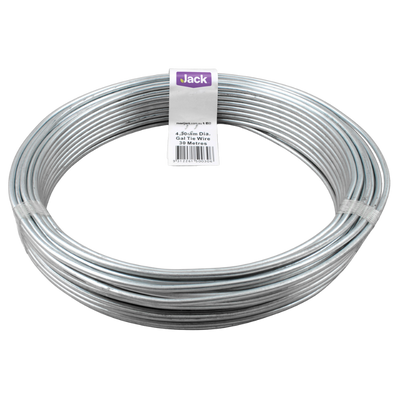 [TIEW4MM30MWW] Tie Wire 4.00mm x 30m Whites Wires