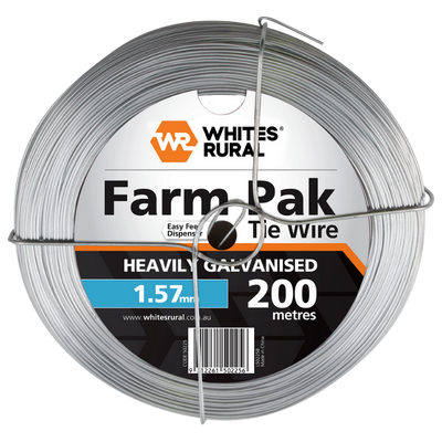 [TIEW157MM200MWW] Tie Wire 1.57mm x 200m W/W/AWP Farmpak