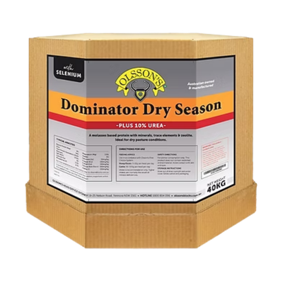 [BLOCKDOMDRY10UREA40KG] Olsson Block Dominator Dry Season 10% Urea 40kg