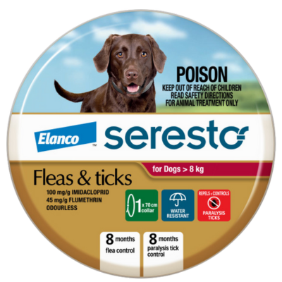 [SERESTDOG8KG+] Seresto Flea And Tick Collar Over 8Kg