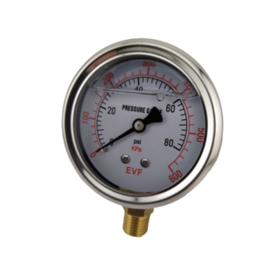 [LFPG100-0-600] Pressure Guage 0-600 kPa Bottom Entry