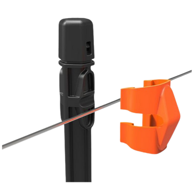 [LINEPOSTINSGAL] Insulated Line Post Clip Insulator Gallagher G74430