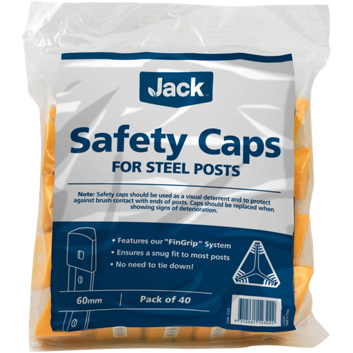 [POSTCAPYELTRI] Post Cap Yellow Triangle 60mm Each Jack 12322
