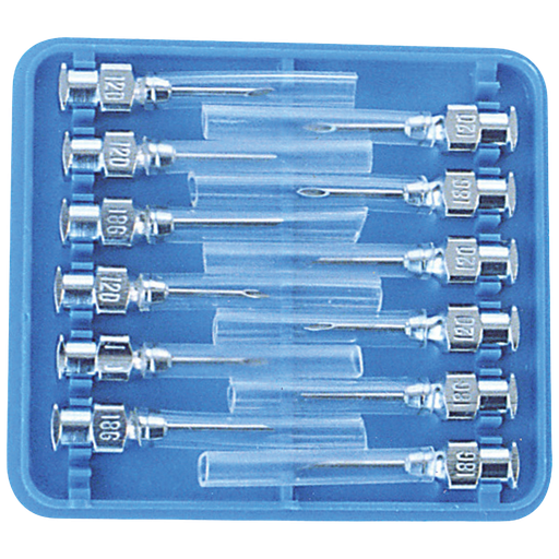 [204844] Needles S/Steel Luer Lock 20G x 1"" 12pk