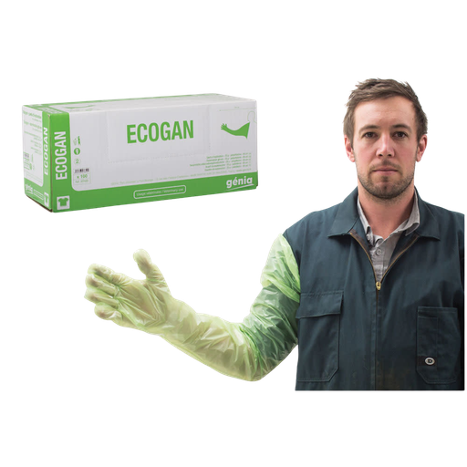 [219511] Gloves Exam Genia Ecogan 100pk