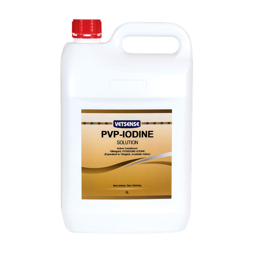 [IODINEPVPVET5L] PVP Iodine Solution 5L Vetsense