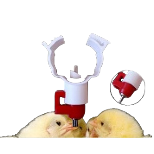 [POULTNIPDRINKWCLIP] Chicken Nipple Drinker with Clip Each