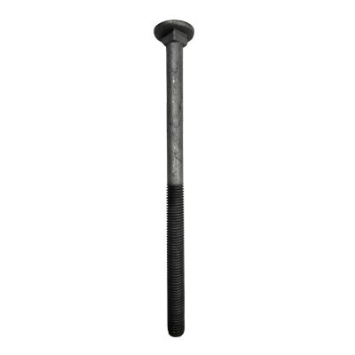 [BOLTCUP12X240] Cup Head Bolt with Nut Galvanised M12 X 240mm Each