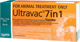 [ULTRAVAC7IN1250ML] Ultravac 7in1 250ml - 100 Head Cattle Pack
