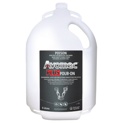 [AVOMECPLUS5L] Avomec Plus Pour-On 5L