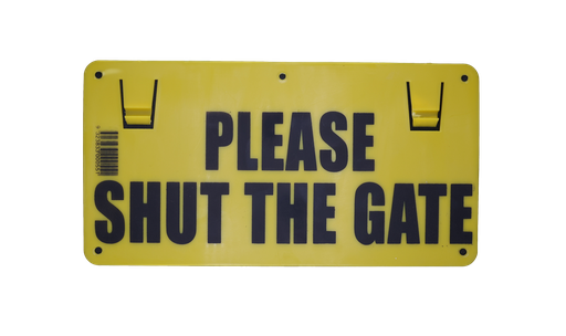 [SIGNSHUTGTT/B] Sign please shut the gate EF15B Thunderbird