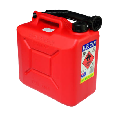 [JERRYCAN10LRED] Jerry Can 10L RED with Pouring Spout