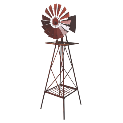[WINDMILRUST1600MM] Windmill Rustic Metal 1600mm